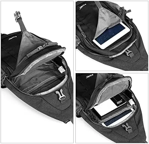 Vista 3 de G4Free Sling Bag RFID Bloqueo Sling Mochila+Bolso bandolera ligero
