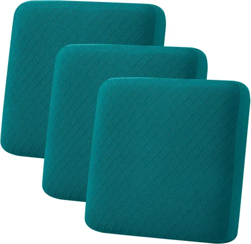 Vista 64 de hyha Fundas de cojín para sofá al aire libre, fundas lavables para sofá seccional, jaspe de diamante, funda elástica para cojín de asiento de sofá