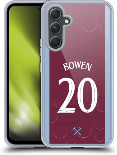 Vista 55 de Head Case Designs Officially Licensed West Ham United FC James Ward-Prowse 2023/24 Players Home Kit Gel Case [Military Grade Protection] Compatible