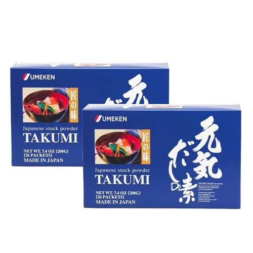 Vista 8 de Umeken Takumi Stock en polvo, sin MSG añadido, 26 paquetes/paquete de 1