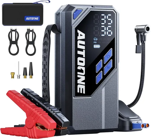 Vista 12 de AUTOONE Arrancador de coche de 4000 A, arrancador de batería portátil para coche compacto de hasta 10.0 L de gasolina y 8.0 L de motor diésel