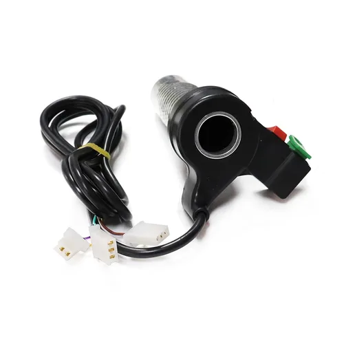Vista 5 de BEUTEE Mango de acelerador universal, interruptor de engranaje de 3 velocidades con bocina de 60 V, piezas de modificación de coche eléctrico