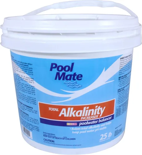 Vista 5 de Pool Mate Aumento de alcalinidad prémium de 5 libras para piscinas, 100% bicarbonato de sodio