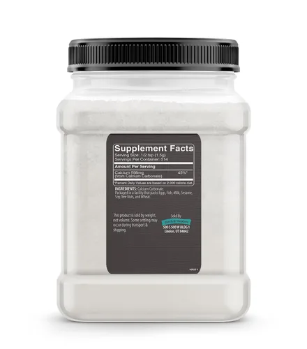 Vista 2 de Birch & Meadow, Carbonato de calcio, 1.7 Lb Para cocinar, vinificar y fermentar