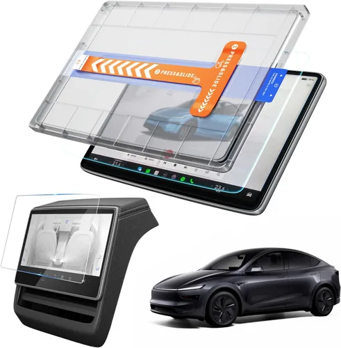 Vista 8 de Protector de pantalla de 15.4 pulgadas para Tesla Model Y Juniper 2025 2026, antirreflejos y 2024-2026 Model 3 Highland Matte Protector de pantalla