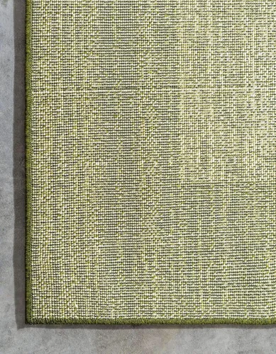 Vista 11 de Unique Loom Del Mar Collection - Alfombra Abigail (rectángulo de 9' x 12', verde claro/ marfil)