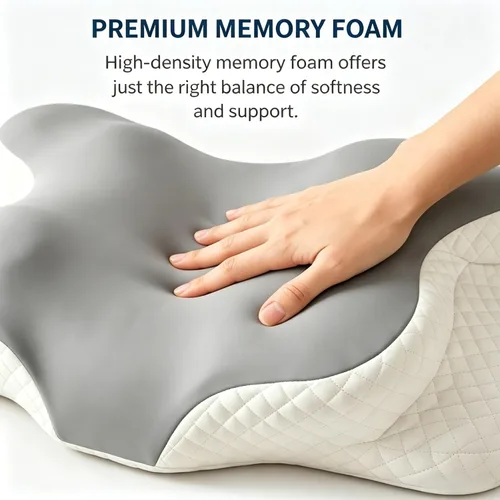 Vista 4 de Almohada de cuña de cama de 7.5 pulgadas para dormir, almohada de elevación triangular para reflujo ácido, ronquidos y alivio del dolor de espalda