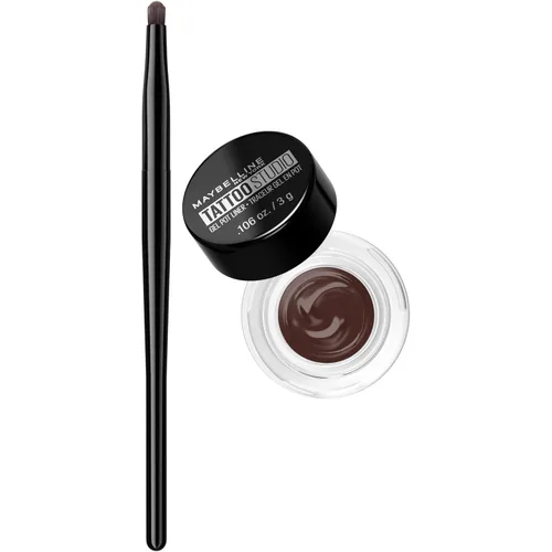 Vista 7 de Maybelline New York Eye Studio Lasting Drama Gel Eyeliner, 0,106 onza, El negro más negro 950