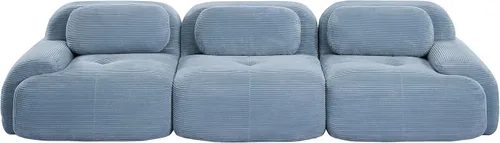 Vista 29 de Sofá comprimido moderno de espuma viscoelástica de 82 pulgadas, sofás seccionales grandes de 2 plazas para sala de estar, sofá modular Cloud que