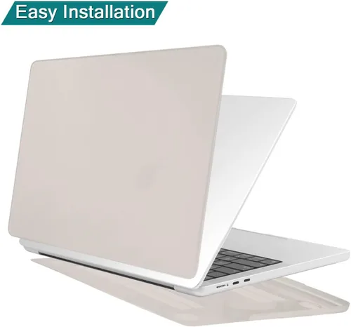 Vista 6 de Teryeefi Funda compatible con M3 MacBook Air de 15 pulgadas 2023 2024 versión A3114/A2941, carcasa rígida de plástico con cubierta de teclado