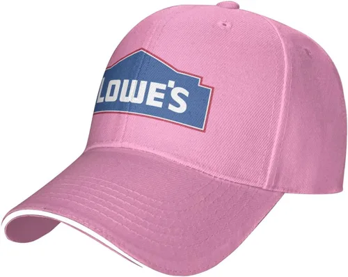 Vista 2 de Gorra de béisbol unisex para exteriores, ajustable, con logotipo Lowe's-Blue_Caps