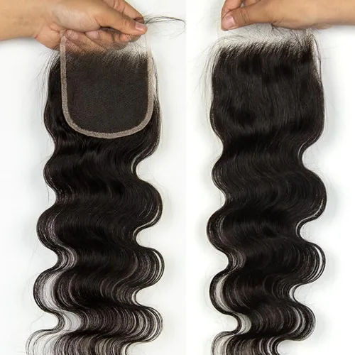 Vista 32 de 13x4 Frontal de encaje ondulado del cuerpo, frontal de encaje suizo transparente HD invisible prearrancado con cabello de nacimiento de grado 12A