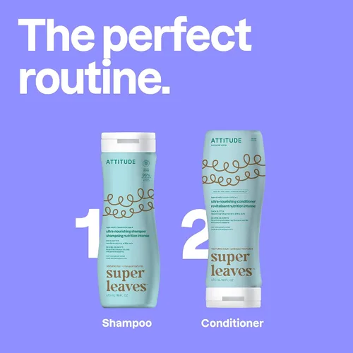 Vista 8 de Paquete de champú y acondicionador ATTITUDE para el cabello, verificado por EWG, ingredientes a base de plantas y minerales, productos veganos