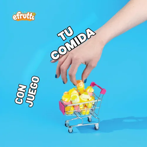 Vista 5 de efrutti - Mini cupcakes, caramelos de goma afrutados, envueltos individualmente, 60