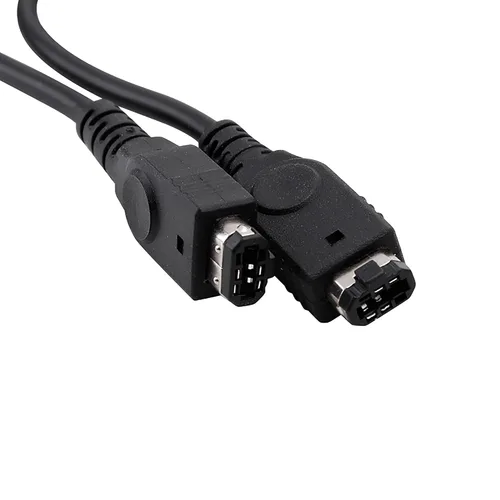 Vista 4 de GBA SP Link Cable 2 Player Game Link Cable compatible con Nintendo Gameboy Advance SPGameboy Advance 39Ft negro