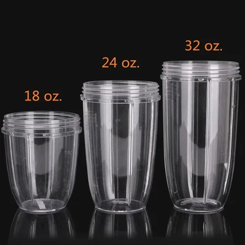 Vista 2 de Nutribullet - Batidora de 18 onzas con mango extraíble, compatible con piezas de repuesto de 18 onzas para licuadoras Nutribullet 600W 900W