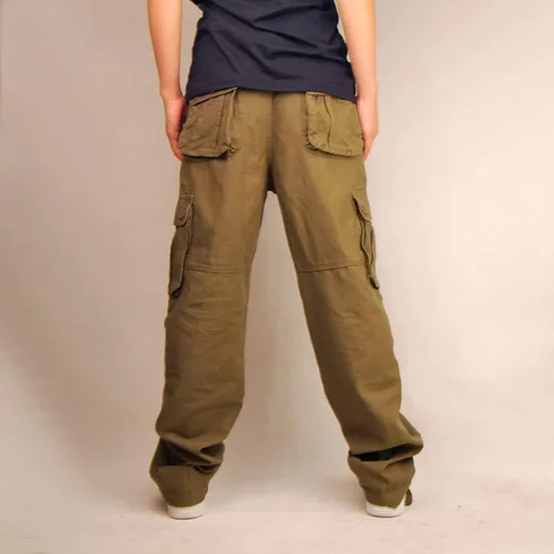 Vista 5 de Muscularfit Pantalones cargo de camuflaje para hombre 2023 grandes y altos, múltiples bolsillos, pantalones deportivos sueltos y rectos, pantalones