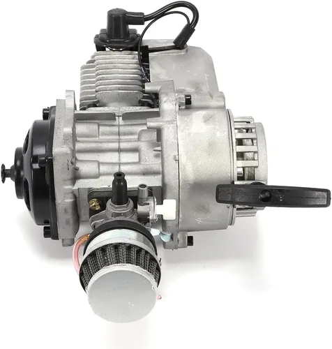 Vista 6 de Motor de arranque de motor de 2 tiempos, motor de arranque de 47 cc, 49 cc, motor de un solo cilindro, refrigerado por aire, kit completo de motor