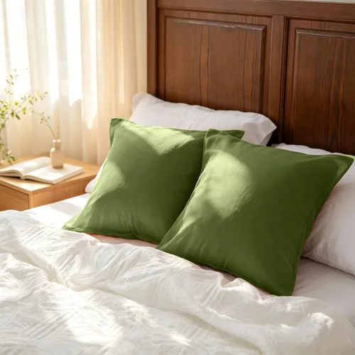 Vista 27 de Simple&Opulence - Fundas de almohada lumbar de lino 12x20 pulgadas, juego de 2, mezcla de lino y algodón, rectangulares, decorativas, para sofá