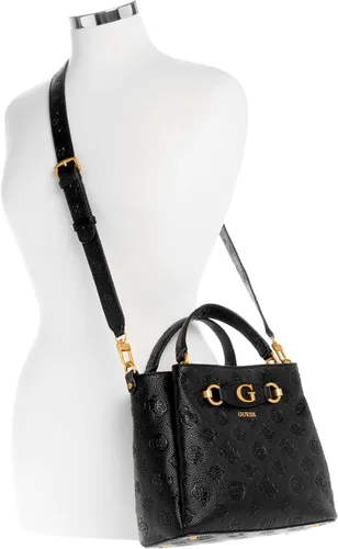 Vista 5 de GUESS Izzy Peony - Bolso pequeño para novia, Negro (black Logo)