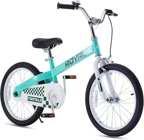 Vista 16 de Royalbaby Bicicleta Cubetube para niños de 3 a 9 años, bicicleta para niños pequeños de 12, 14, 16, 18 y 20 pulgadas, con ruedas de entrenamiento