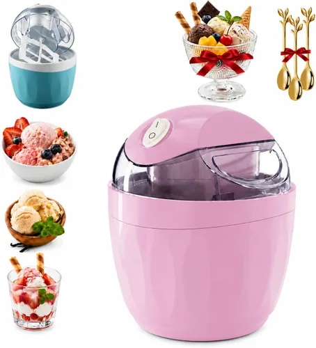 Vista 9 de Máquina de helado de un solo toque, máquina personal eléctrica rápida de 15 Azul