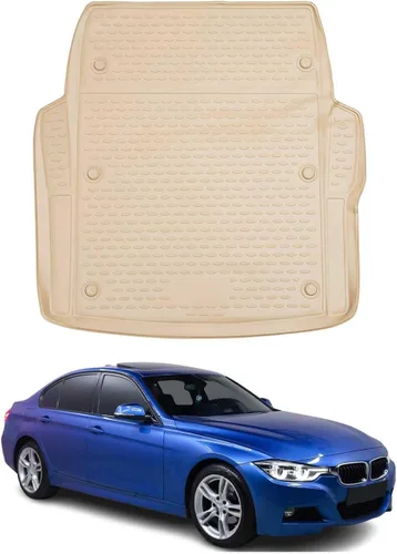 Vista 19 de OMAC Alfombrillas para BMW Serie 3, E46, E90, E91, E92, alfombrillas de coche para todo tipo de clima, 3D, ajuste personalizado, alfombrilla de goma