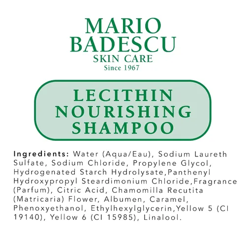 Vista 2 de Mario Badescu Champú nutritivo de lecitina Champú hidratante e hidratante para hombres y mujeres con aceite de jojoba y lecitina Ayuda a