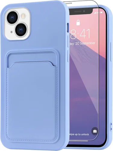 Vista 27 de MZELQ Compatible con iPhone 11 Funda TPU Soporte para Tarjetas Cubierta de Billetera, Protección de Cámara + Protector de Pantalla Funda Suave