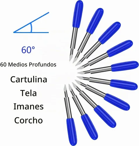 Vista 3 de 30 cuchillas de corte profundo, cuchillas de repuesto compatibles con Explore 4/3/Air One/Air/Air 2/Maker/Maker 4/3/2 máquinas de corte de Hoja