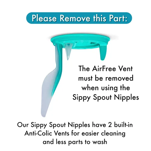 Vista 5 de Boquillas para biberones anticólicos Philips Avent, 4 unidades Soft Spout, Food Grade Silicone, Variable Flow, Spill and Leak Proof, BPA-Free