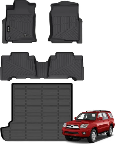 Vista 115 de Juego completo de tapetes de auto para todo tipo de clima, revestimiento automotriz para piso y maletero