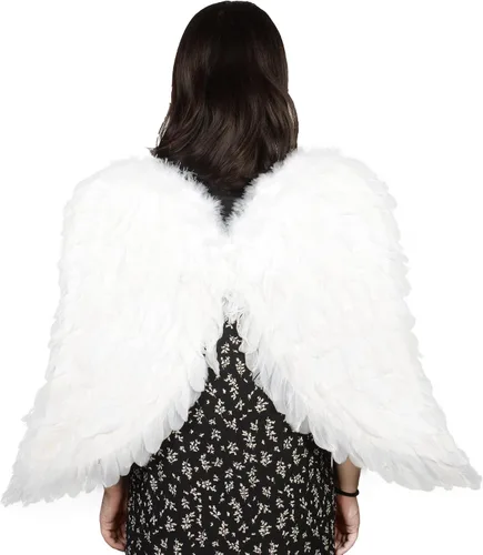 Vista 4 de Angel Feather Wing for Women Halloween Party Costume Accessory