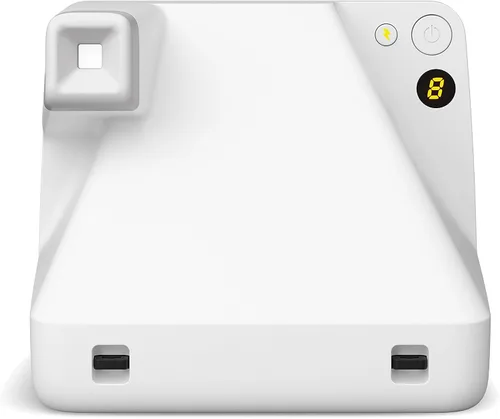 Vista 4 de Polaroid Now+ de segunda generación I-Type Cámara instantánea de película Bluetooth con control de aplicación - Blanca (9077)