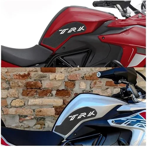 Vista 3 de Adhesivos de almohadilla de tanque para Benelli TRK502X TRK 502 X 2017-2021 Almohadilla de tanque de combustible lateral de motocicleta