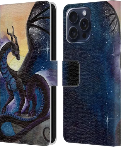 Vista 297 de Head Case Designs Officially Licensed Carla Morrow Galactic Entrancement Dragons Leather Wallet Case Compatible with Samsung Galaxy A07 4G