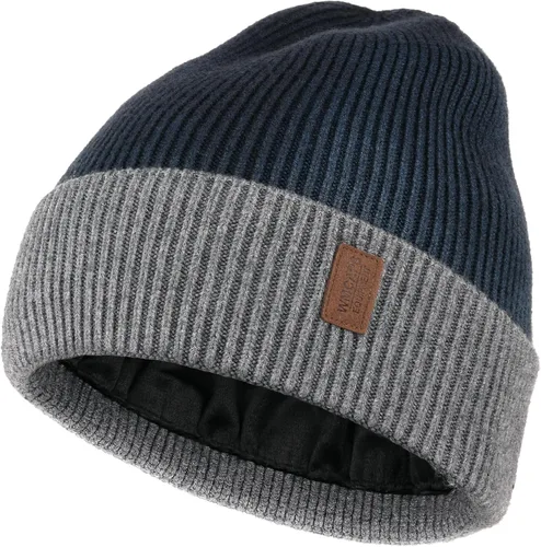 Vista 15 de Wmcaps – Gorro de invierno para hombre y mujer, gorro de punto suave y cálido con forro vellón Verde militar