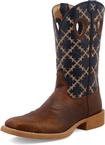 Vista 12 de Twisted X Botas Tech X de 12 pulgadas para hombre, punta cuadrada ancha con Tech X