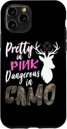 Vista 29 de Funny Pink Camo Hunting Graphic Women Deer Buck Hunters Case for iPhone 17