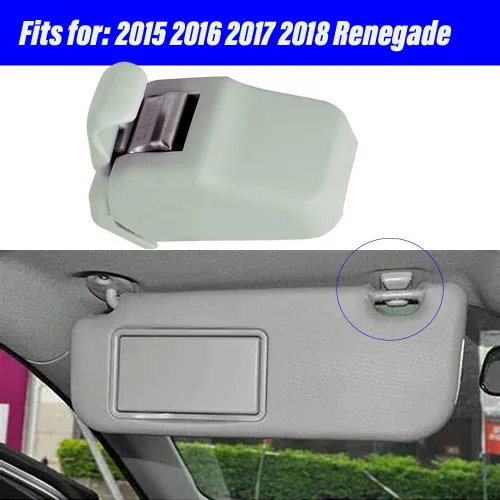 Vista 2 de Soporte de clip de soporte para visera de coche para Renegade 5VW09MS7AA 2015 2016 2017 2018