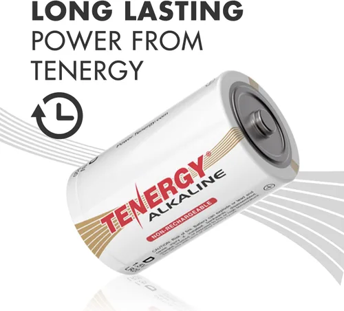 Vista 2 de Tenergy Paquete de 96 baterías alcalinas de 1.5 V, 24 pilas D, 24 pilas C, 48 pilas AA no recargables, para relojes, controles remotos, juguetes