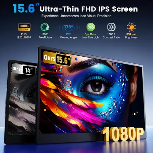 Vista 3 de SMISEACOW Paquete de monitor portátil doble y triple soporte