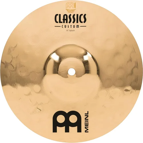 Vista 8 de Meinl - Platillo Splash de 8 pulgadas, clásicos, brillantes, fabricado en Alemania, (CC8S-B) Platillo para batería, acabado brillante B12 Bronce