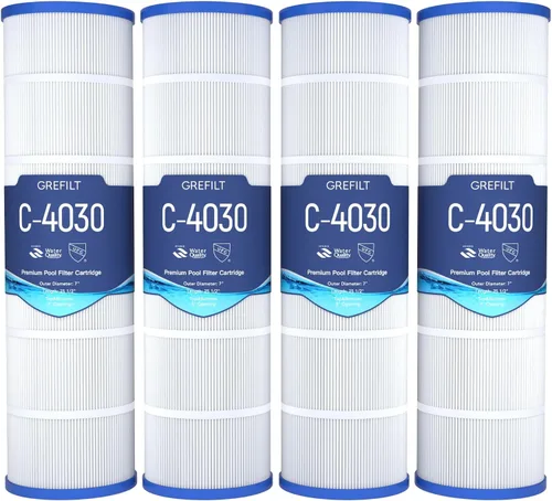 Vista 10 de Cartuchos de filtro de piscina C500, compatibles con Hayward C500, CX500-RE, Pleatco PA50-EC, Unicel C-7656, Filbur FC-1240, 50 pies cuadrados