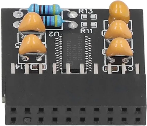 Vista 3 de Módulo de seguridad TPM 2.0 Plataforma confiable de 20 pines para cifrado de placa base de PC y protección de seguridad del sistema