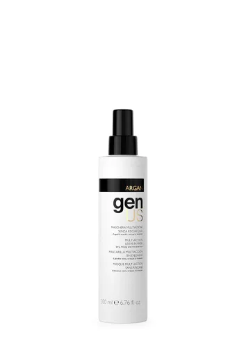 Vista 3 de Genus Champú hidratante de argán para el cabello, enriquecido con aceite de argán y linaza para cabello seco, encrespado, tratado, hidratante
