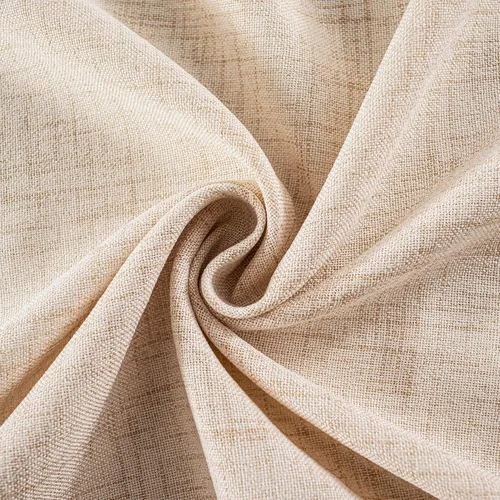 Vista 8 de DriftAway Cortinas plisadas de lino semitransparentes con textura de casa de campo sólidas y rústicas modernas para sala de estar y dormitorio, 2