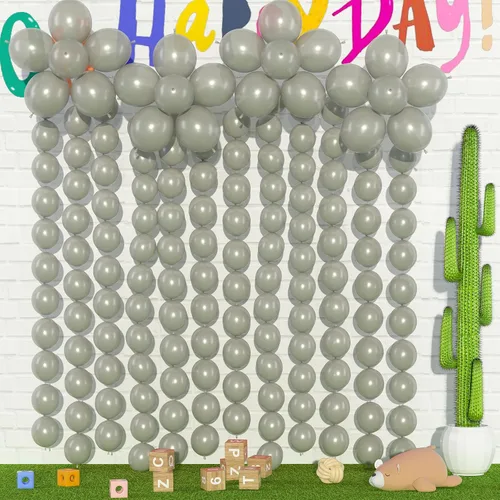 Vista 14 de 105 globos de enlace negro de 6 pulgadas, globos de enlace rápido, globos de látex para sesión de fotos, baby shower, decoración de fiesta