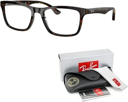 Vista 3 de Ray-Ban RX5279 - Lentes cuadrados para hombre y mujer + paquete con kit de gafas de diseñador iWear
