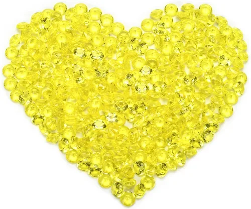 Vista 8 de Diamante falso, 1700 piezas de diamantes acrílicos transparentes de 0.394 pulgadas, gemas de cristal para rellenos de jarrón, dispersión de mesa